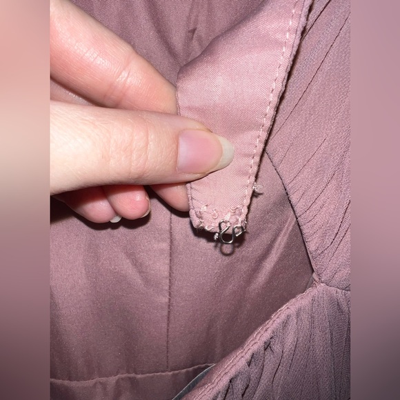 NWT Azazie Yanelie Dusty Rose size 0 - Picture 11 of 12